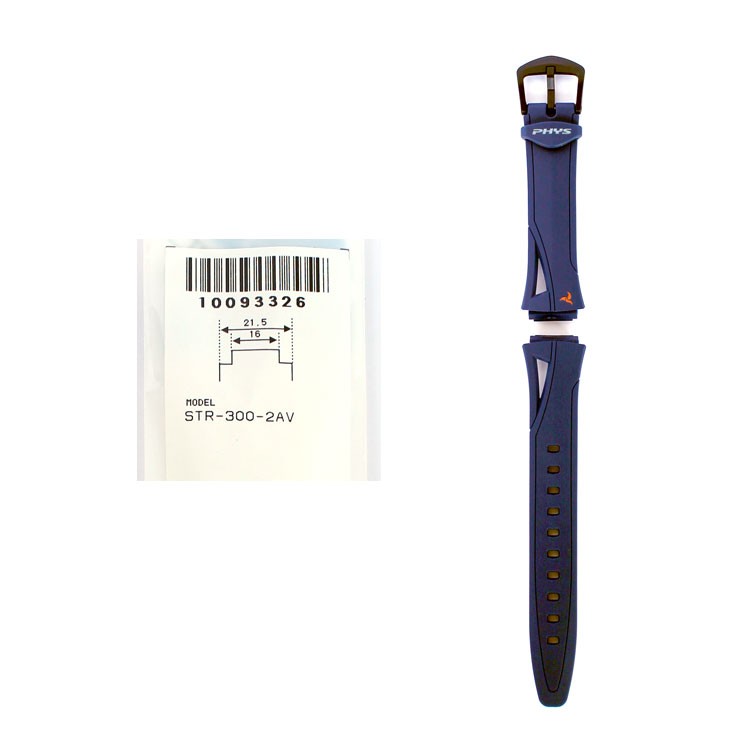 PHYS カシオ CASIO フィズ 純正 替えバンド 交換用ベルト ウレタン 紺  