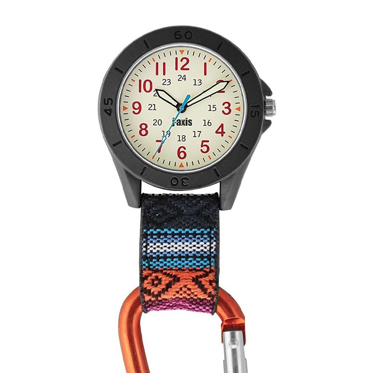 J-AXIS（ジェイアクシス） フックウォッチ カラビナホルダー時計