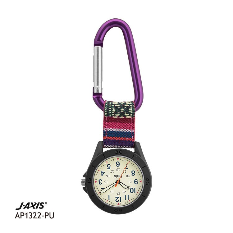 J-AXIS（ジェイアクシス） フックウォッチ カラビナホルダー時計