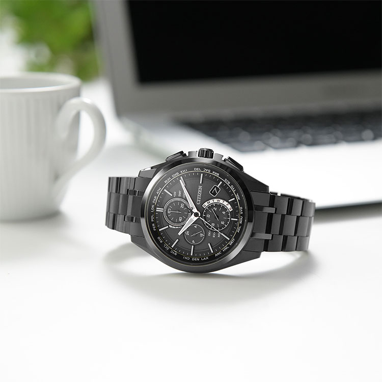 シチズン アテッサ　AT8044-56E 美品　エコドライブ稼働品 ATTESA（CITIZEN） シチズン CITIZEN アテッサ エコ・ドライブ 電波