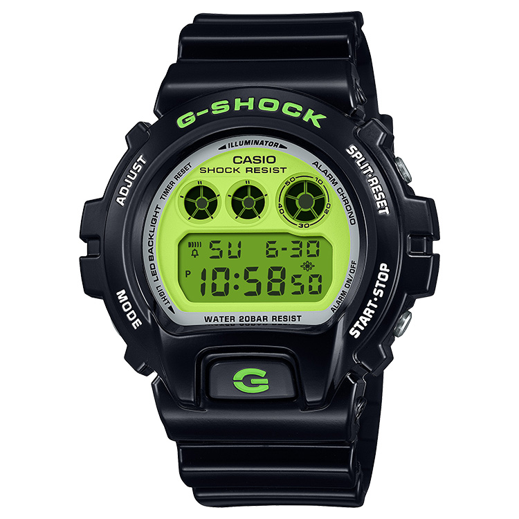 CASIO DW-6900CC-3JF クレイジーカラーズ　グリーン　電池あり G-SHOCK DW-6900CC-3JF Crazy Colors(クレイジーカラーズ