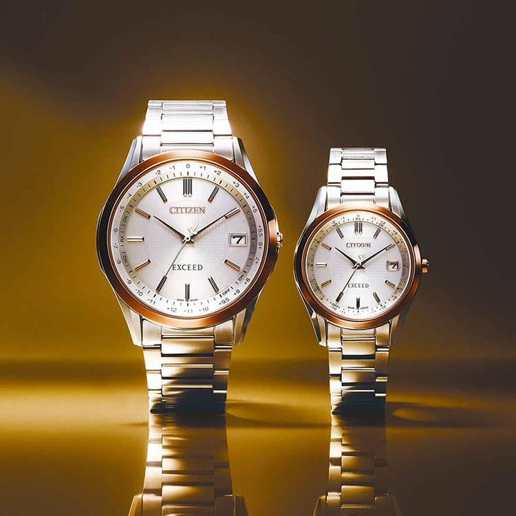 【新品】シチズン CITIZEN 腕時計 レディース ES9374-53A エクシード エコ・ドライブ電波時計 ダイレクトフライト ペア EXCEED エコ・ドライブ電波（H060） シルバーxシルバー アナログ表示 es9374-53a_1.jpg