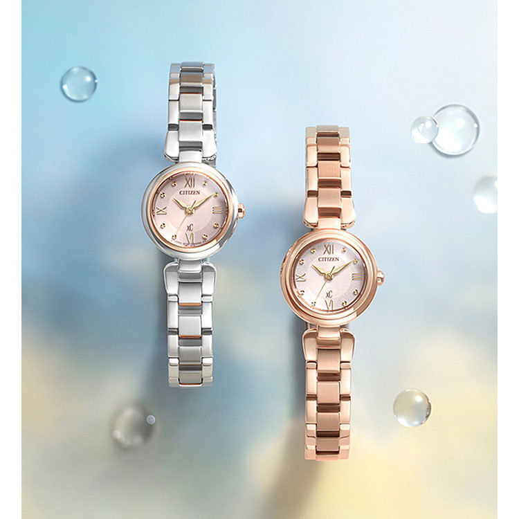 極美品⭐CITIZEN xC シチズン クロスシーEW5574-51W XC シチズン CITIZEN クロスシー xC エコ・ドライブ 電波時計 ミズ