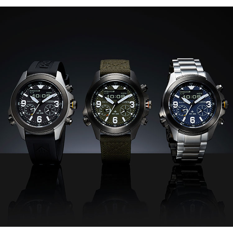PROMASTER プロマスター シチズン CITIZEN LAND エコ・ドライブ