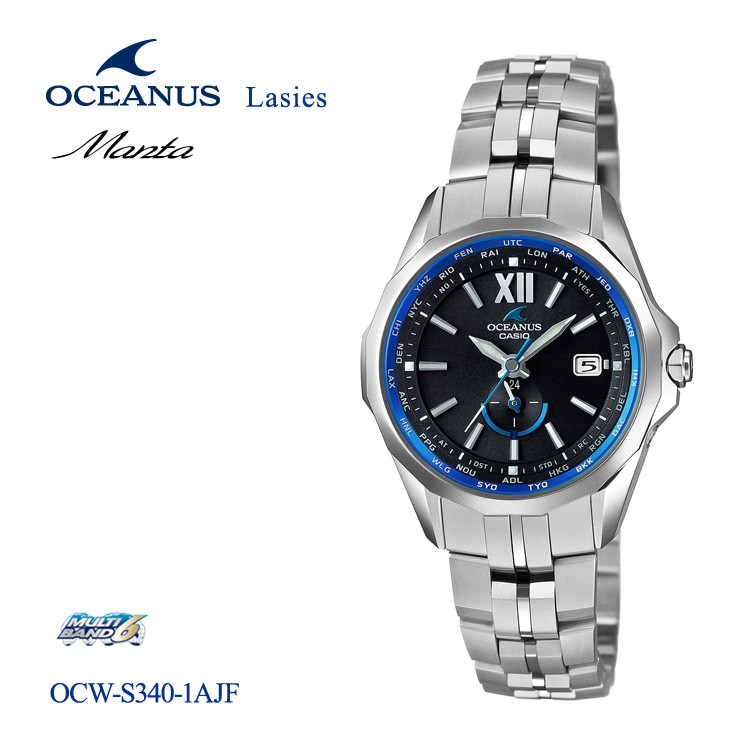 カシオ CASIO オシアナスマンタ OCEANUS Manta OCW-S340-1AJF 山形