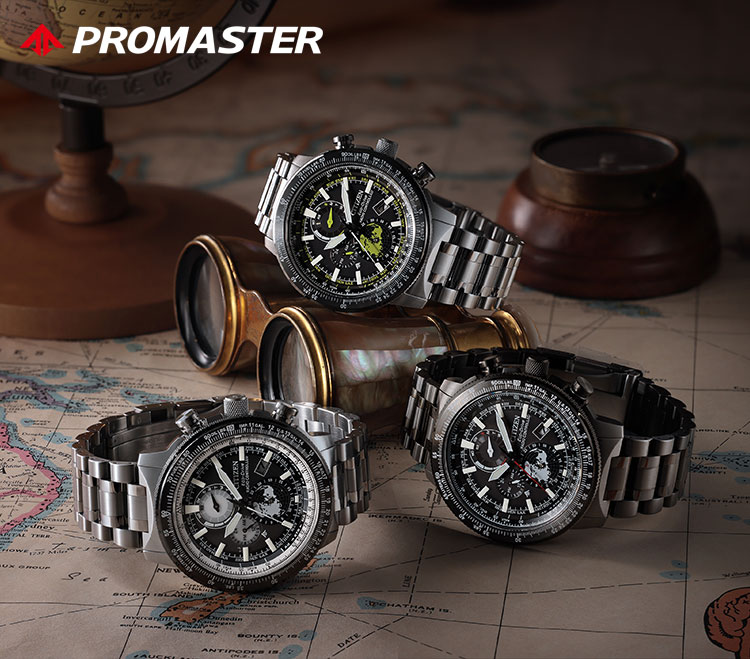 PROMASTER プロマスター SKY エコ・ドライブ電波時計 ダイレクト