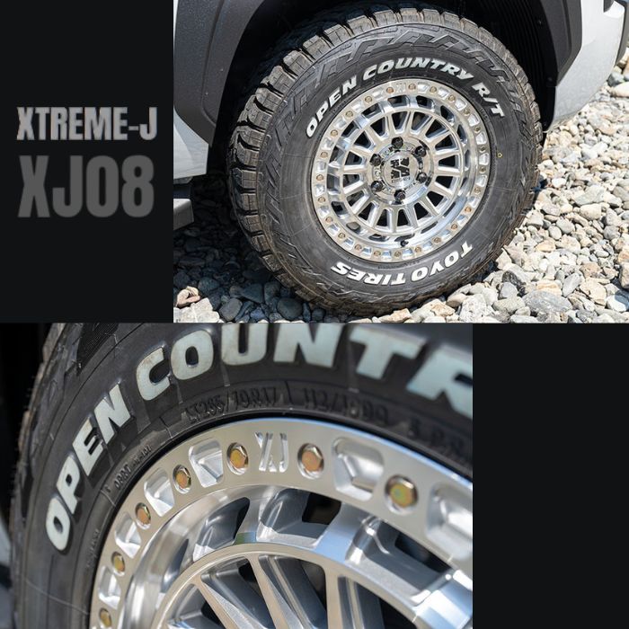 200系 ハイエース オーバーフェンダー MLJ XTREME-J XJ08 17インチ TOYO 215/60R17 109/107 タイヤ ホイール 4本SET_1