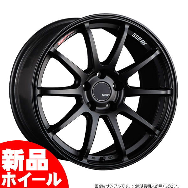 [新品ホイール 1本(交換 補修用) ]SSR GTV02 19インチ 8.5J 5H 114.3 フラットブラック 法人宛て送料無料 : ssrgtv02bk110 : オールドギア千葉店