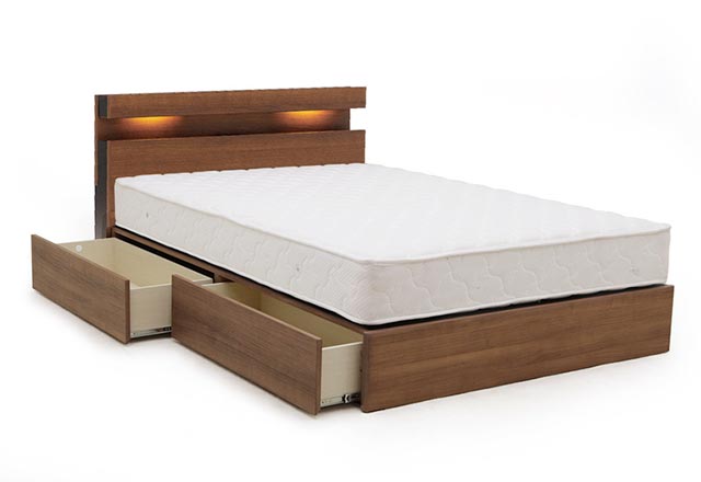 eーcasa（イーカーサ） ベッドフレーム ダブルベッド ダブル ベッド