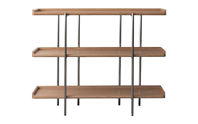 本棚　ブックシェルフ　飾り棚　3段 NOWHERE LIKE HOME 関家具 正規代理店 シェルフ 3段 本棚 リビング収納