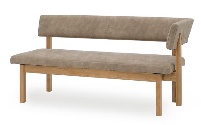 eーcasa（イーカーサ） シギヤマ 正規代理店 ダイニングベンチ 片肘