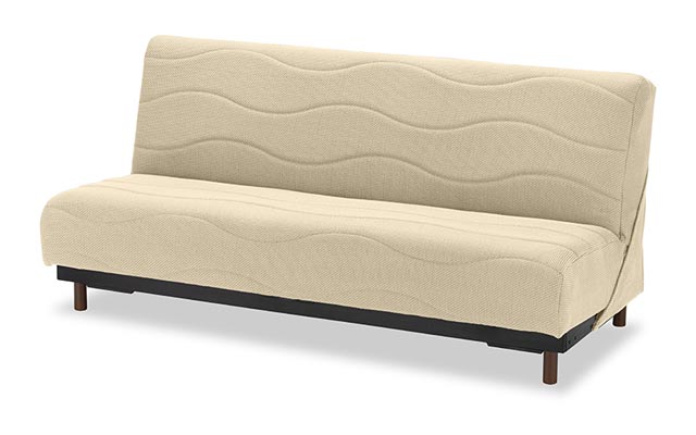 フランスベッド 本革 アイボリー リクライニングソファ フランスベッド