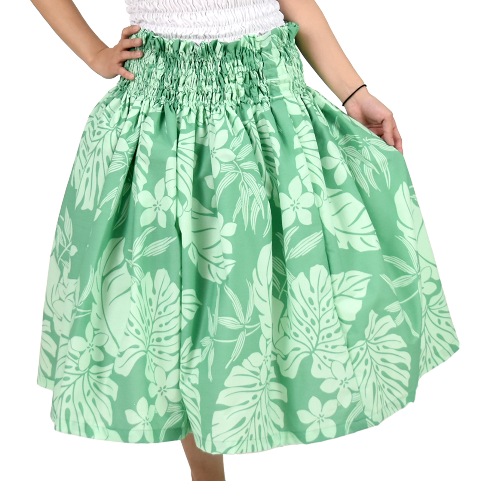 フラダンス衣装 日本製 パウスカート シングル ダンス衣装 フラ 衣装