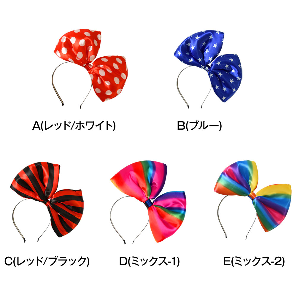 リボンカチューシャ ヘアアクセサリー カチューシャ ドット柄