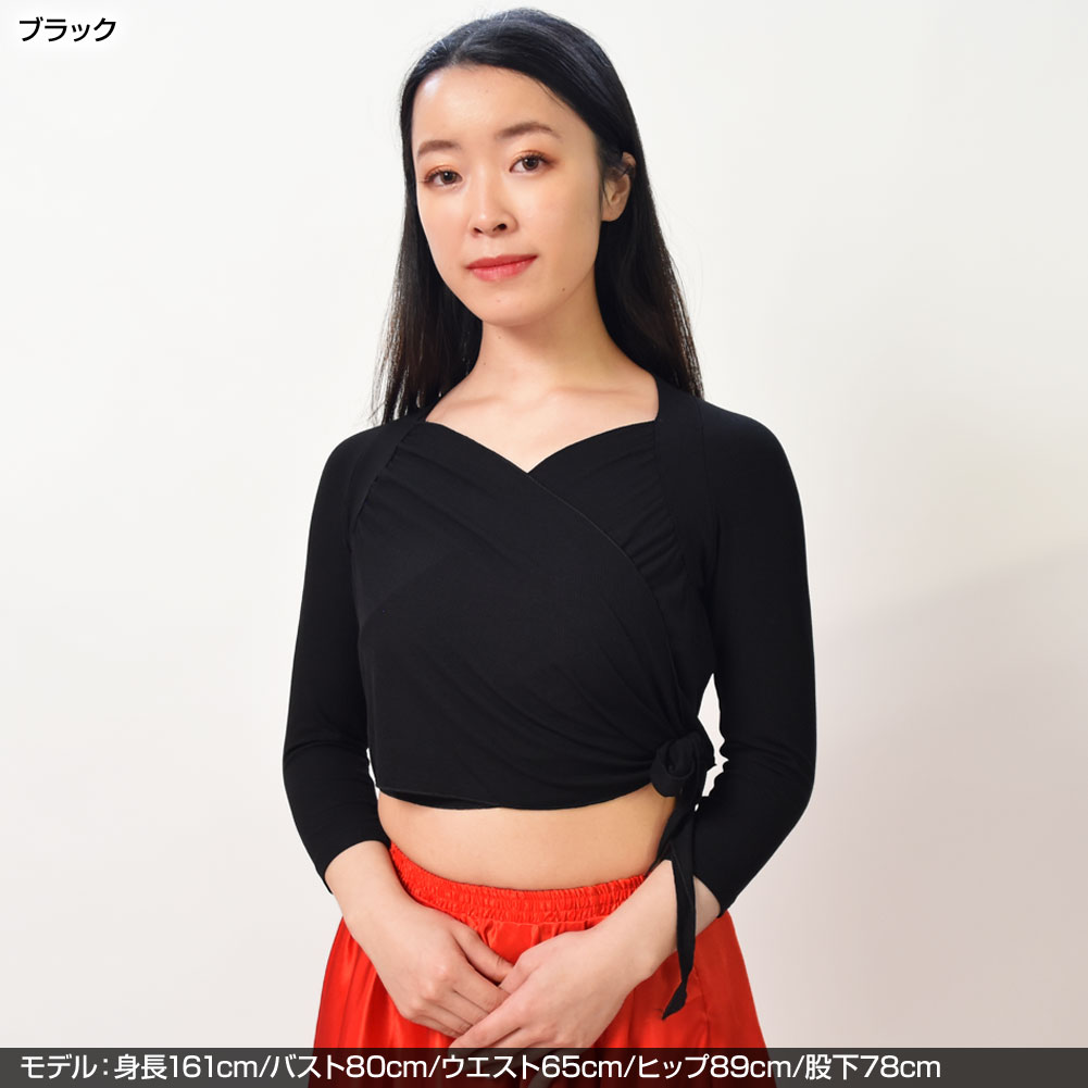 ベリーダンス衣装 ショート丈 カシュクールトップス ベリーダンス衣装 ショート丈 カシュクールトップス