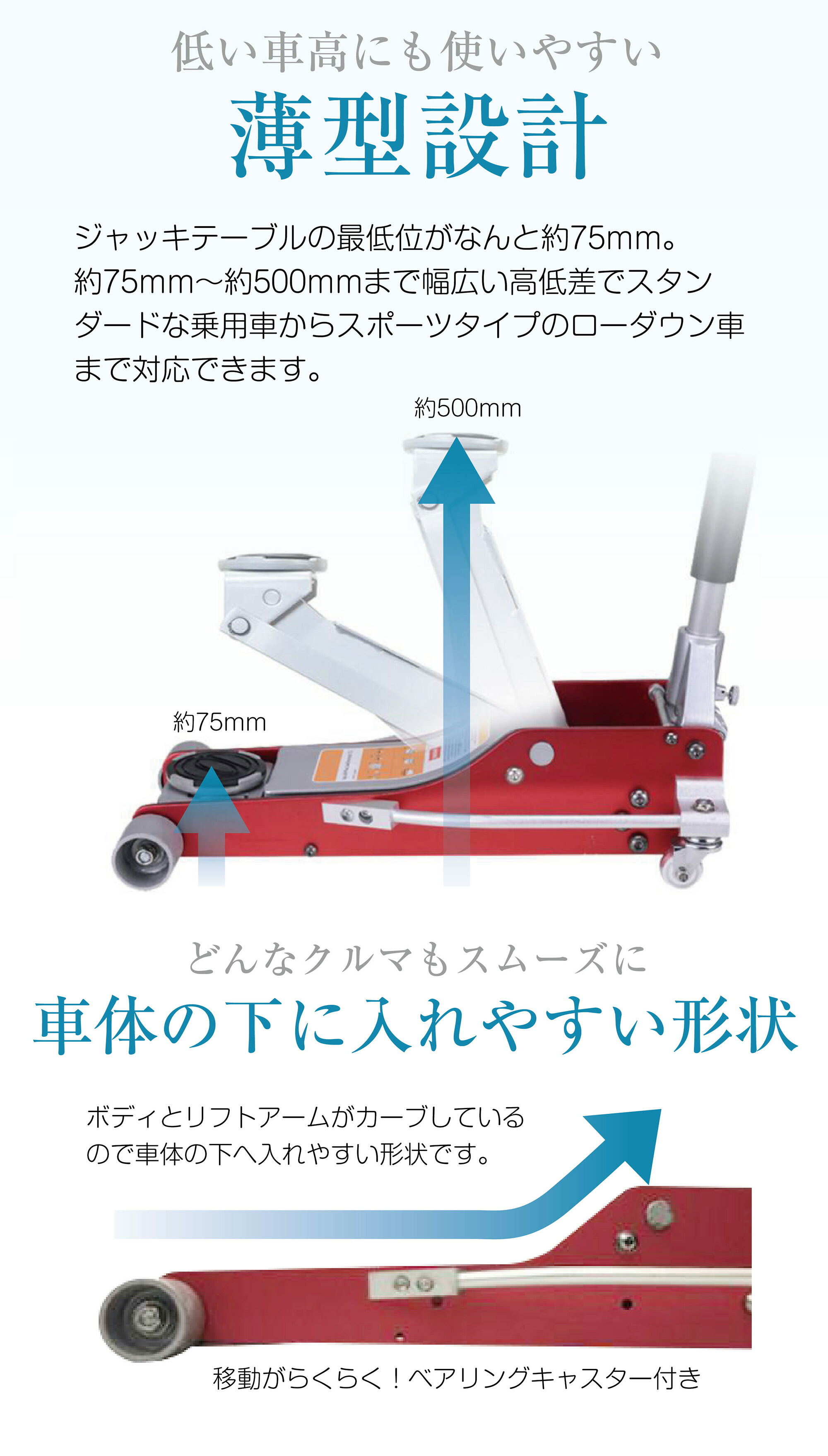 油圧式ジャッキ ジャッキ 油圧 フロアジャッキ 3t 工具 工業用 送料無料 ※北海道、沖縄県、離島を除く 【ロジ発送】 : win-0375 :  e-do.net - 通販 - Yahoo!ショッピング