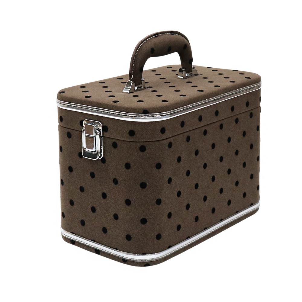 メイクボックス 鏡付き コスメボックス ミラー可動 大容量 化粧