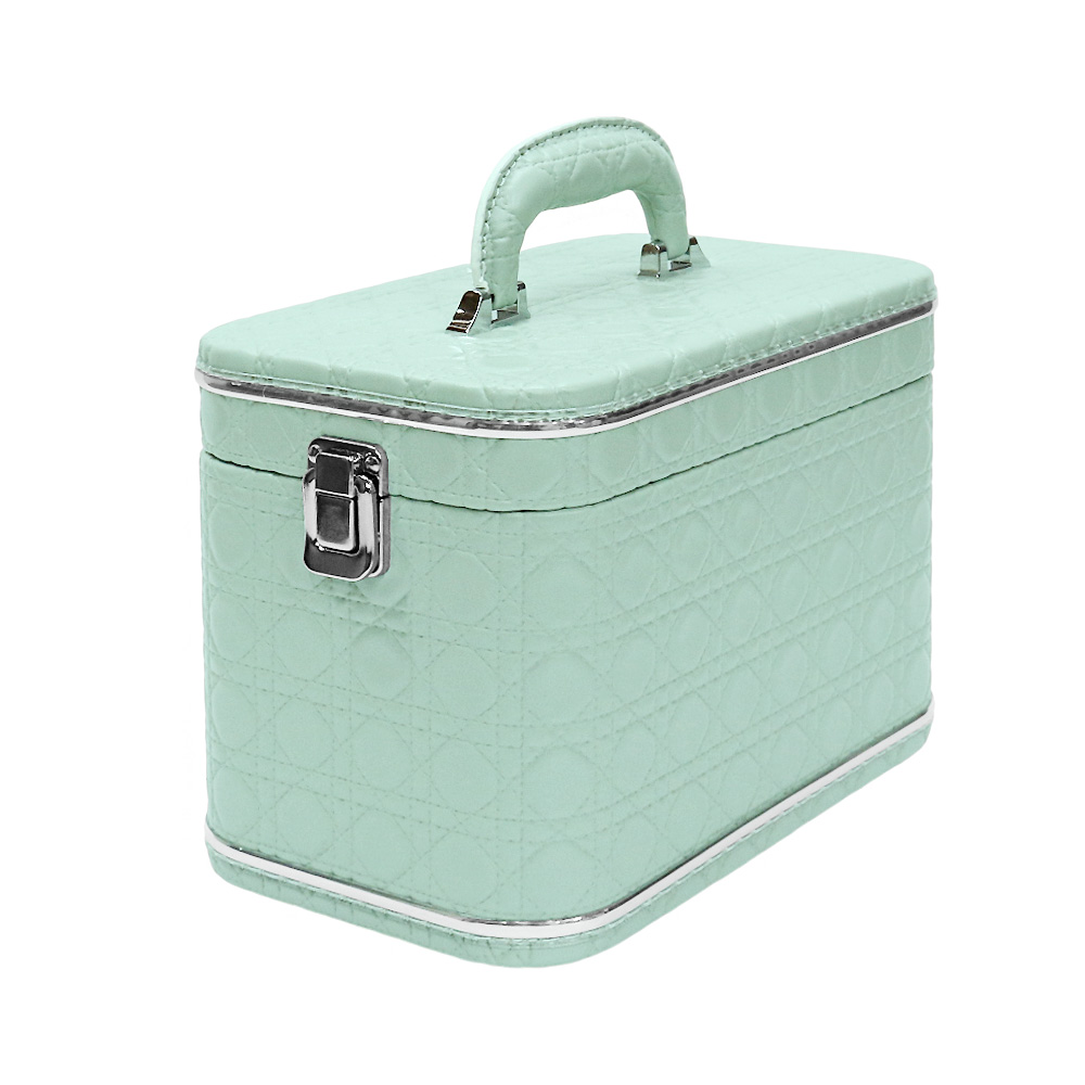 メイクボックス 鏡付き コスメボックス ミラー可動 大容量 化粧