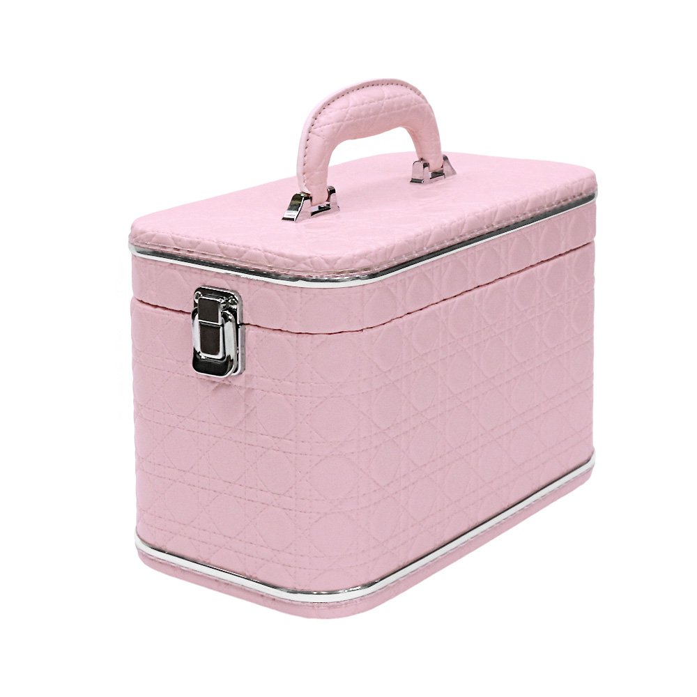 メイクボックス 鏡付き コスメボックス ミラー可動 大容量 化粧