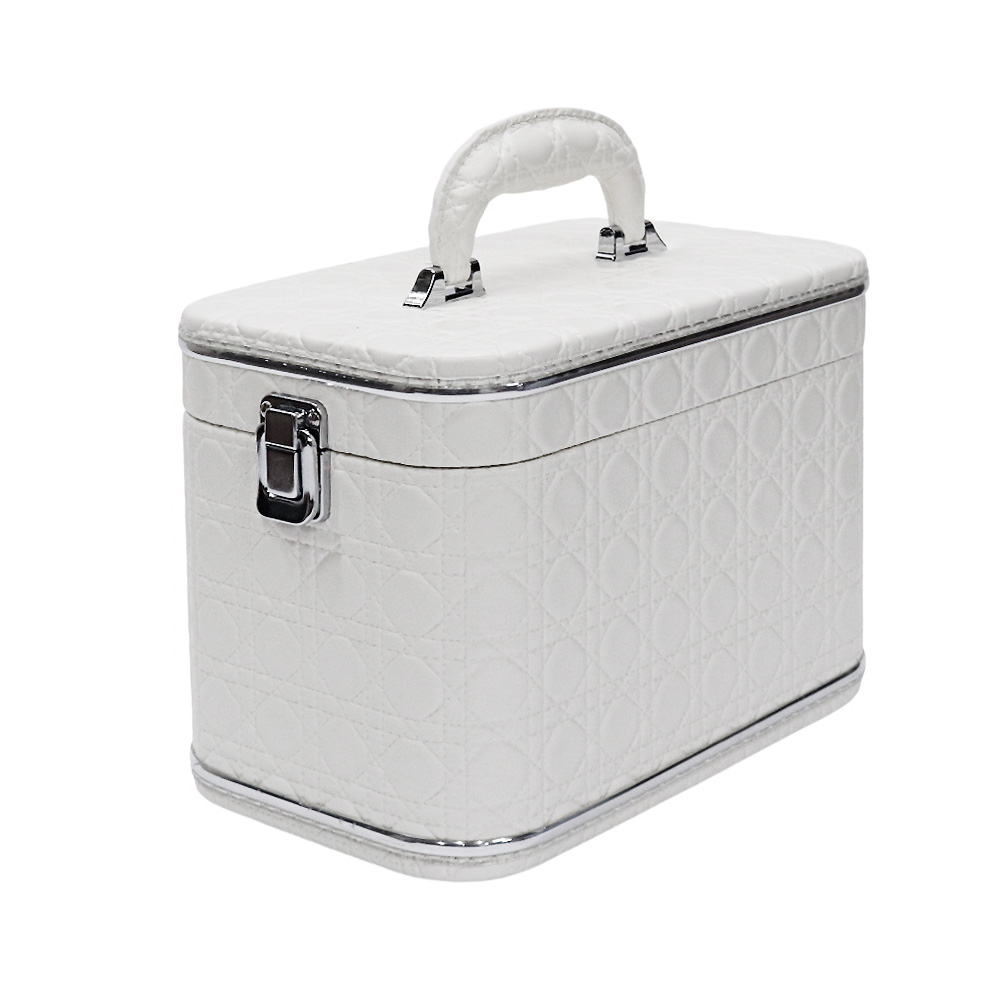 メイクボックス 鏡付き コスメボックス ミラー可動 大容量 化粧