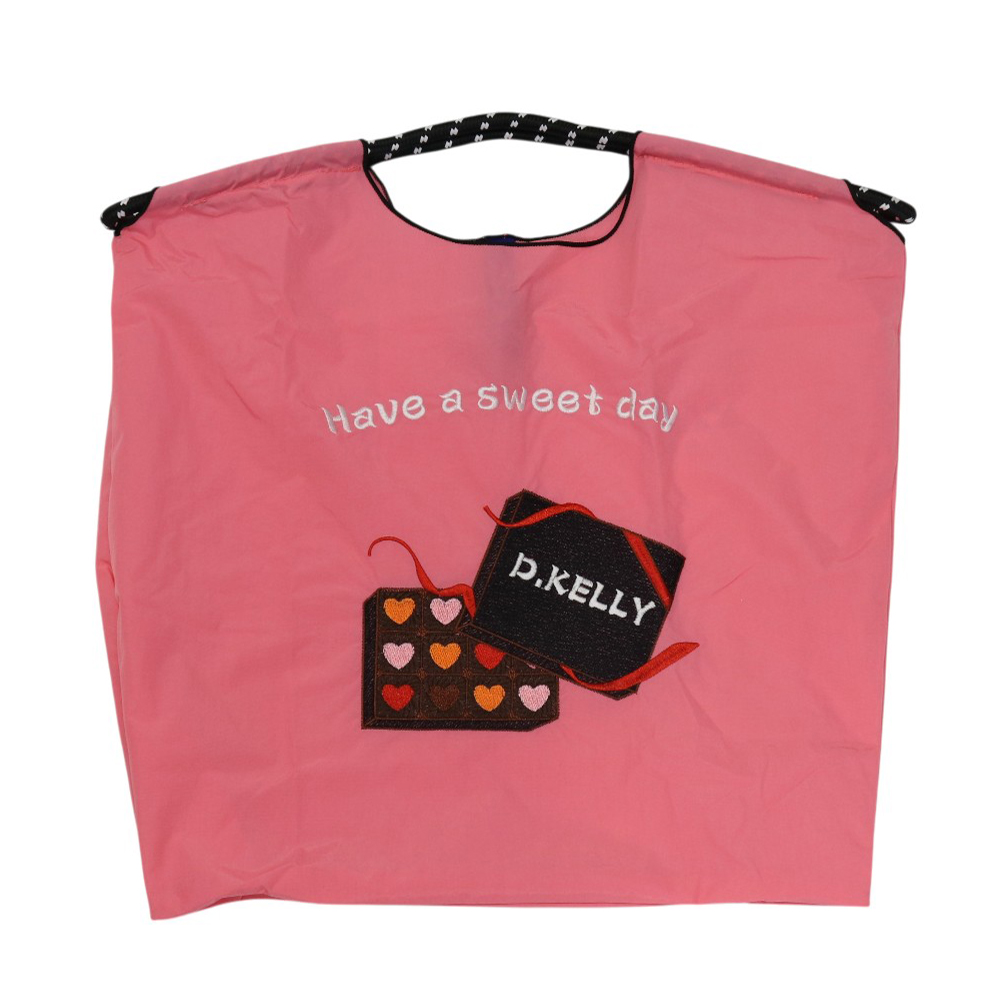 【新色】刺繍 エコバッグ トートバッグ 折りたたみ 肩掛け 巾着 生活防水 コンパクト 軽量 おしゃれ ショッピングバッグ マイバッグ お買い物 レジ袋【ecobag】 |  | 02