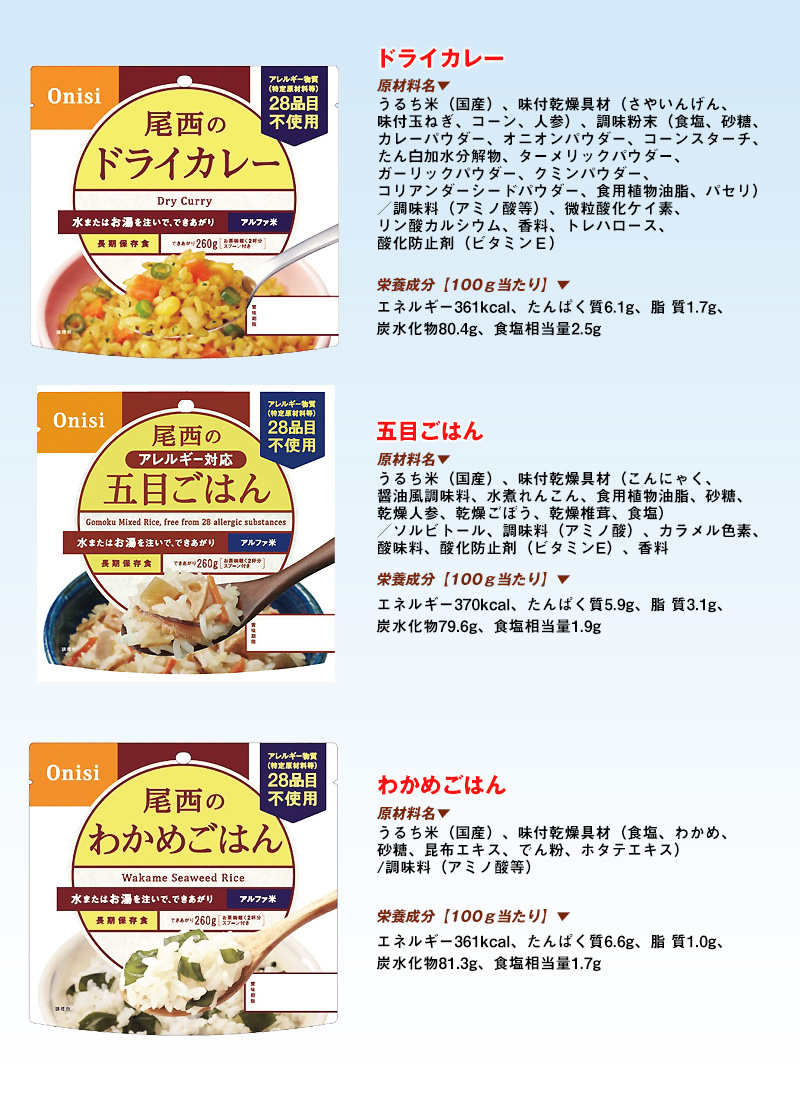 防災 防災セット 13点 非常食 保存食 備蓄おにぎり アルファ米 給水