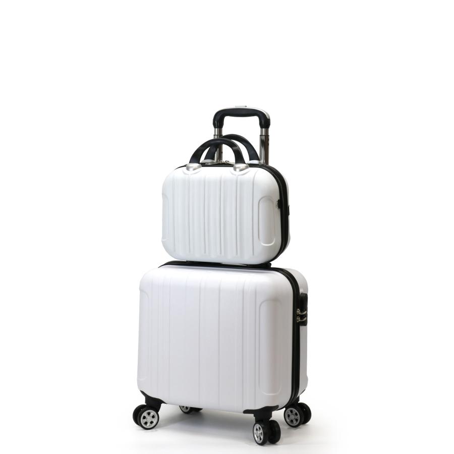 ミニトランク付き スーツケース SSサイズ 機内持ち込み 軽量 キャリーケース 小型 修学 ビジネス 出張 Transporter 正規品【TK17/TK14-SSサイズSET】【e-do】 | Transporter | 02