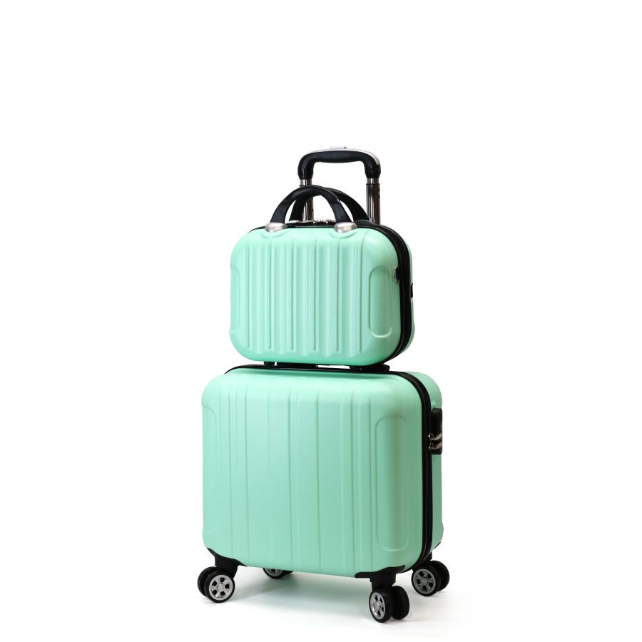 ミニトランク付き スーツケース SSサイズ 機内持ち込み 軽量 キャリーケース 小型 修学 ビジネス 出張 Transporter 正規品【TK17/TK14-SSサイズSET】【e-do】 | Transporter | 06