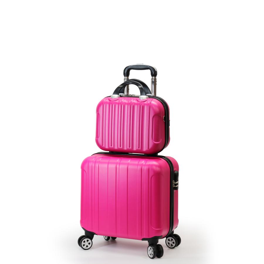 ミニトランク付き スーツケース SSサイズ 機内持ち込み 軽量 キャリーケース 小型 修学 ビジネス 出張 Transporter 正規品【TK17/TK14-SSサイズSET】【e-do】 | Transporter | 08