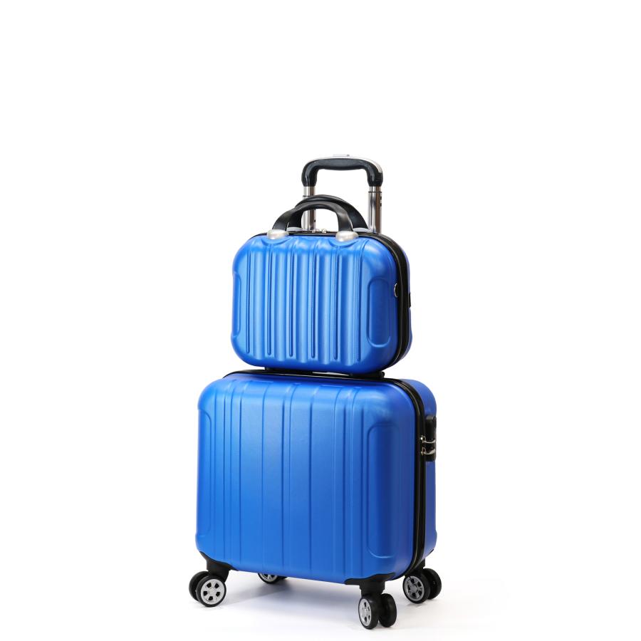 ミニトランク付き スーツケース SSサイズ 機内持ち込み 軽量 キャリーケース 小型 修学 ビジネス 出張 Transporter 正規品【TK17/TK14-SSサイズSET】【e-do】 | Transporter | 09