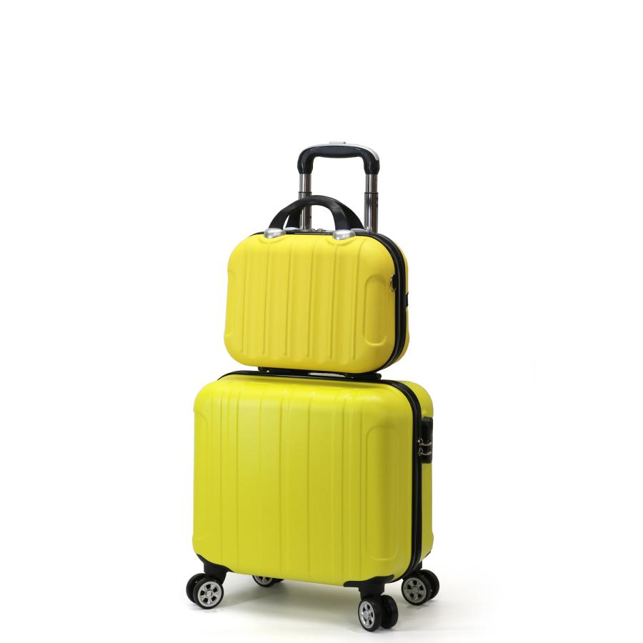 ミニトランク付き スーツケース SSサイズ 機内持ち込み 軽量 キャリーケース 小型 修学 ビジネス 出張 Transporter 正規品【TK17/TK14-SSサイズSET】【e-do】 | Transporter | 11