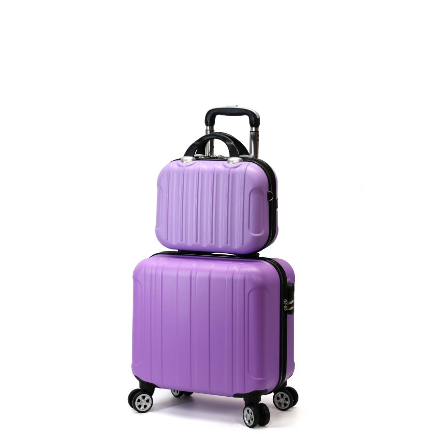 ミニトランク付き スーツケース SSサイズ 機内持ち込み 軽量 キャリーケース 小型 修学 ビジネス 出張 Transporter 正規品【TK17/TK14-SSサイズSET】【e-do】 | Transporter | 13