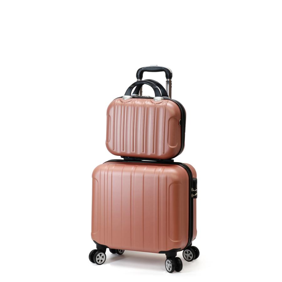 ミニトランク付き スーツケース SSサイズ 機内持ち込み 軽量 キャリーケース 小型 修学 ビジネス 出張 Transporter 正規品【TK17/TK14-SSサイズSET】【e-do】 | Transporter | 15