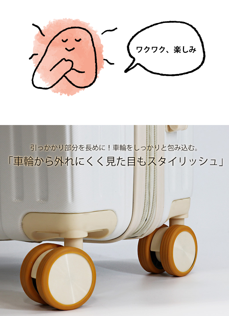 スーツケースと同時購入】【予備2個増量中】キャスターカバー 10個入り