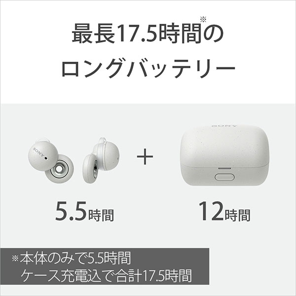 SONY LinkBuds ホワイト (WF-L900 W) ソニー ワイヤレスイヤホン