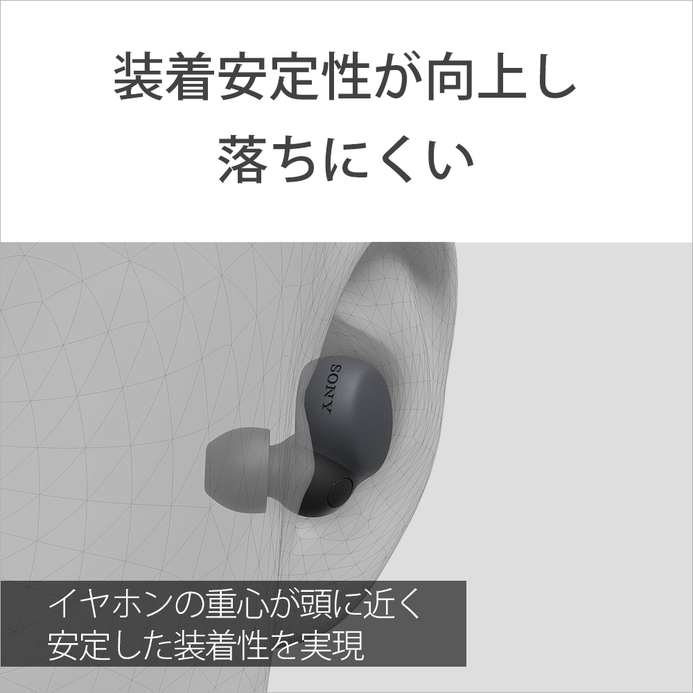 ワイヤレスイヤホン SONY ソニー LinkBuds S ブラック Bluetooth 