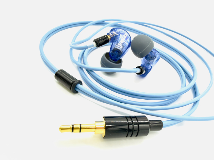 e☆イヤホン・ラボ Turquoise MMCX-4.4mm 120cm イヤホンケーブル リ