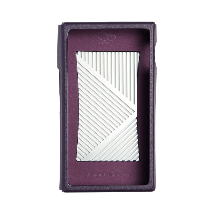Shanling M7t + 純正レザーケース付 SHANLING SHANLING M7T 専用レザーケース Purple デジタルオーディオ