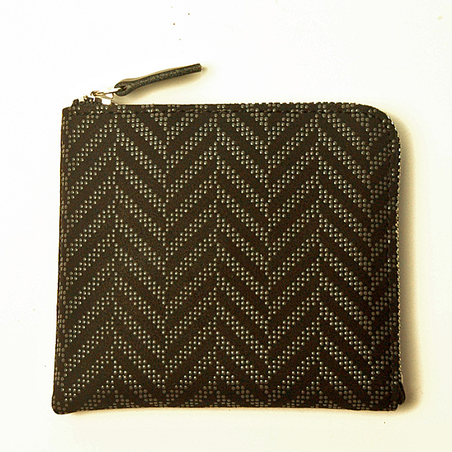 印傳屋（INDEN-YA） 印伝 財布 コインケース 小銭入れ メンズ 鹿革 漆