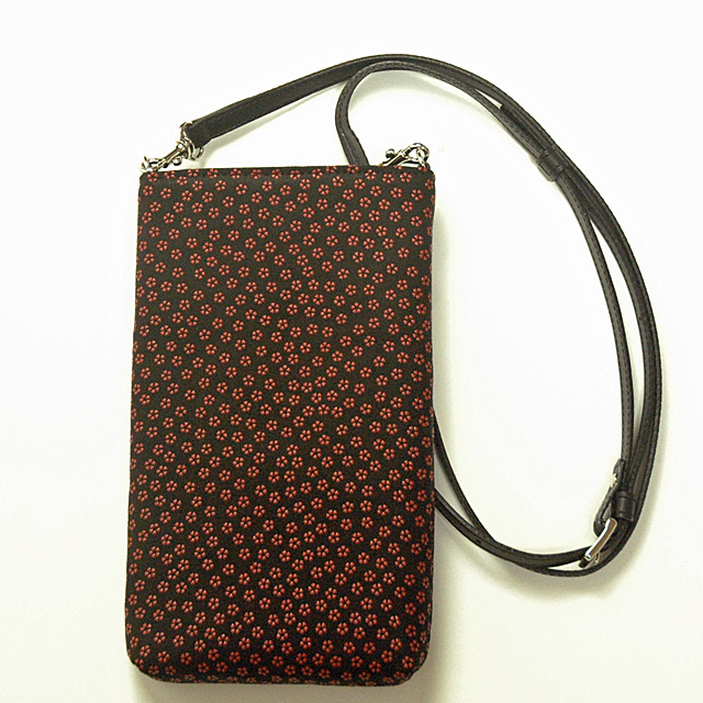 印傳屋（INDEN-YA） 印伝 スマホケース ミニポシェット ショルダー