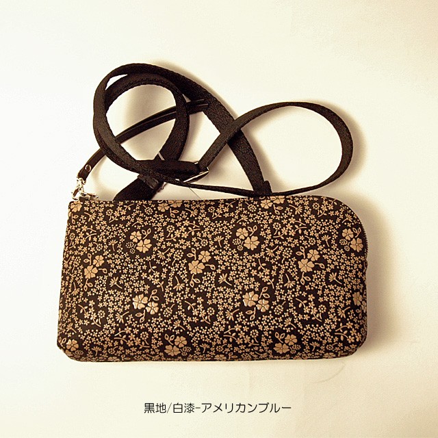 印伝バッグ 印伝ショルダーバッグ 印伝屋 日本製 手作り お財布バッグ