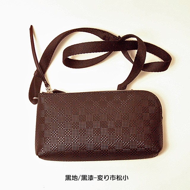 印伝バッグ 印伝ショルダーバッグ 印伝屋 日本製 手作り お財布バッグ 