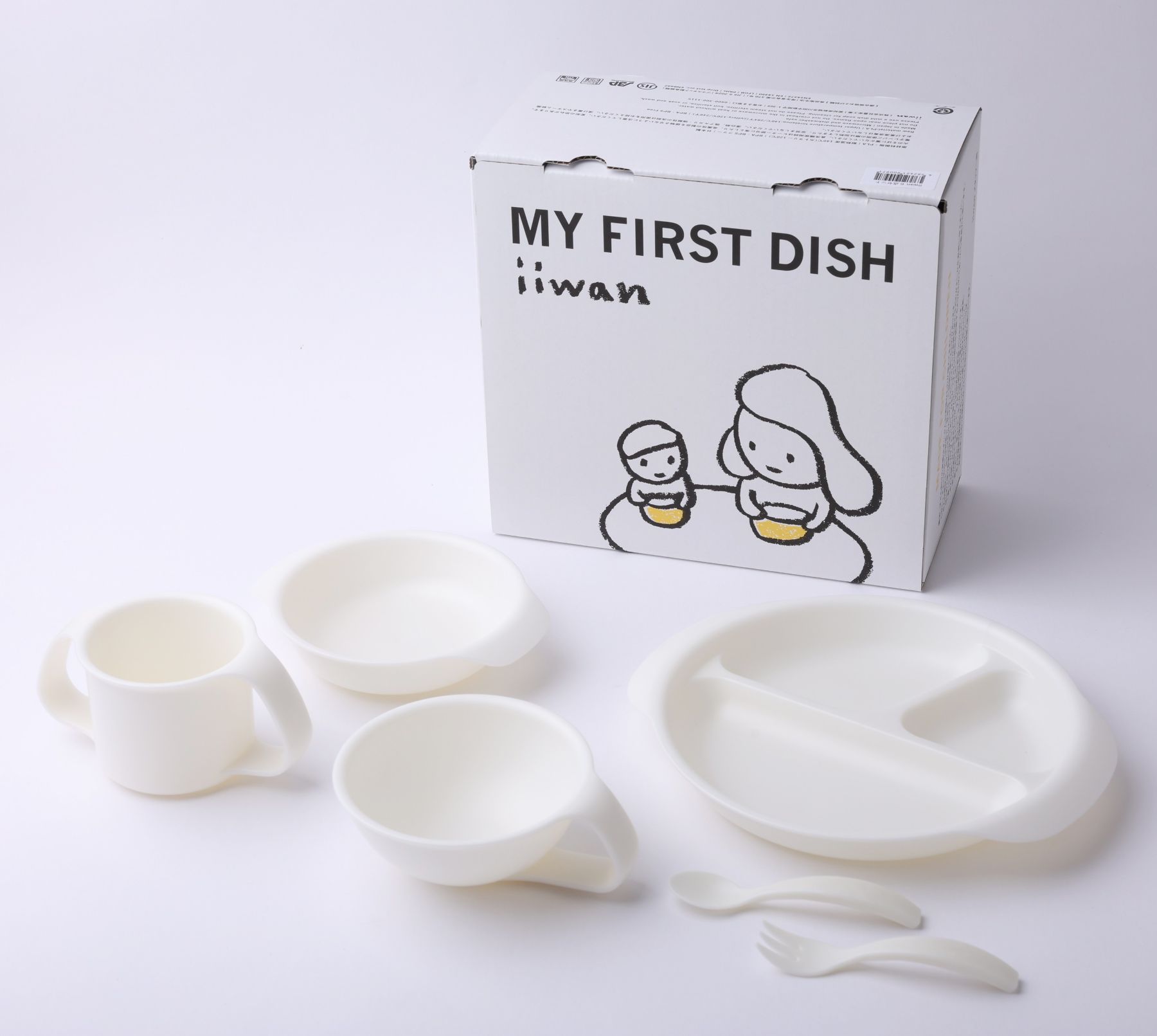 こども ビームス iiwan 6点セット 《カラー5色》 キッズ 食器