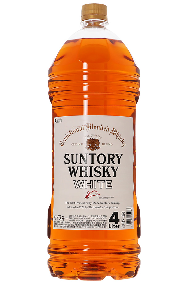 サントリーウイスキー ホワイト ウイスキー サントリー 4000ml（4L