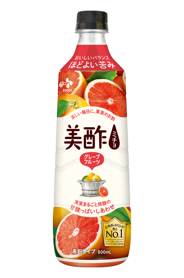 美酢 CJフーズジャパン グレープフルーツ 希釈タイプ 800ml ペット