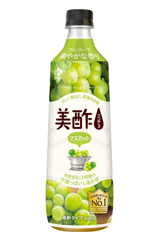 マスカット 美酢 CJフーズジャパン マスカット 希釈タイプ 800ml ペットボトル 1本