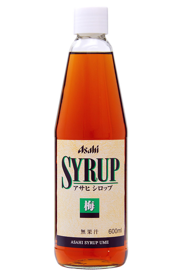アサヒ（asahi） シロップ シロップ 梅 600ml 12本 1ケース 割り材
