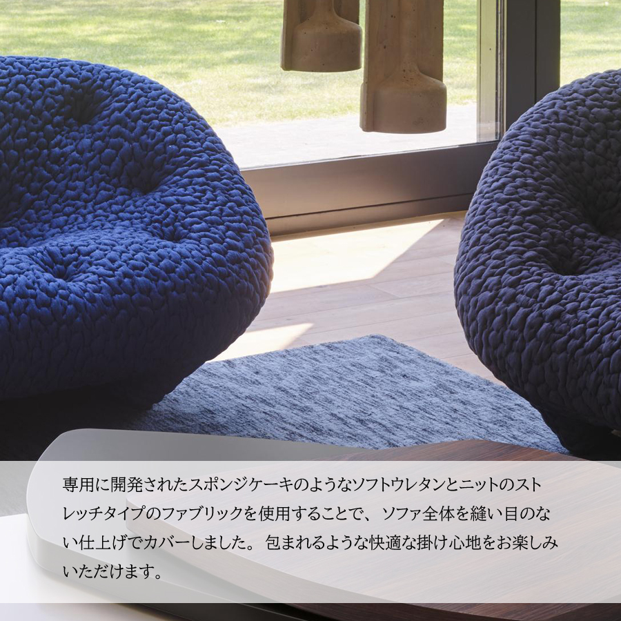 ソファ 2人掛け プルム 2P リーンロゼ おしゃれ デザイナーズ モダン ロゼプルム ploum ligneroset デザイナーズ スタイリッシュ  フロアソファ