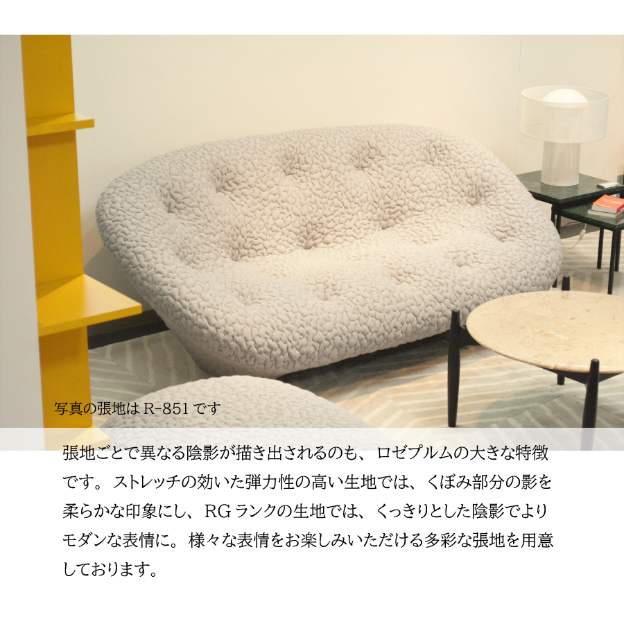 ソファ 3人掛け プルム リーンロゼ 3P おしゃれ デザイナーズ モダン ロゼプルム ploum ligneroset 専用生地 デザイナーズ スタイリッシュ フロアソファ｜e-finds｜08