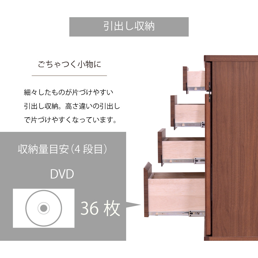 ストレージ150 サイドボード リビングボード 150cm 引出し収納